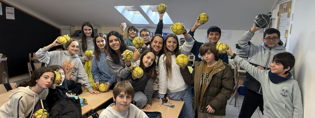 Handball School comparteix valors i solidaritat a l’escola Mare Janer